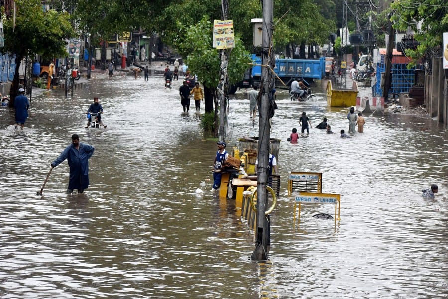 Lahore Monsoon Rain 136mm in 8 Hours Floods City