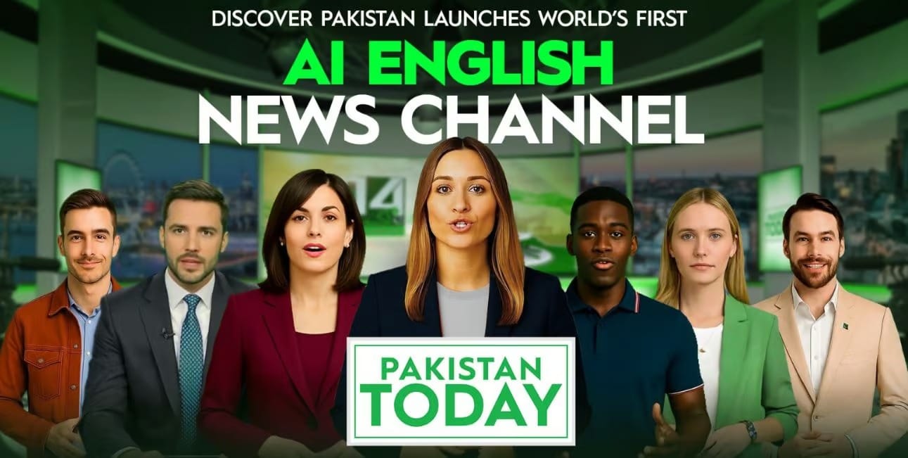 Discover Pakistan Launches World’s First AI News Channel