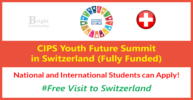 CIPS Youth Future Summit 2026 in Switzerland (Fully Funded)
