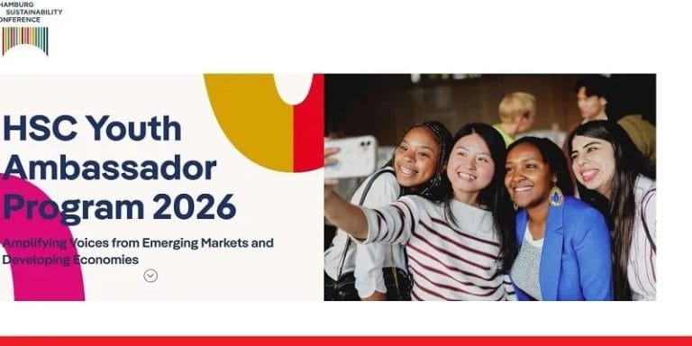 HSC Youth Ambassador Program 2026 Fully Funded Germany