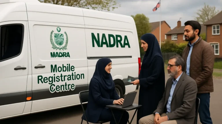 NADRA Mobile Registration Drive UK Announced