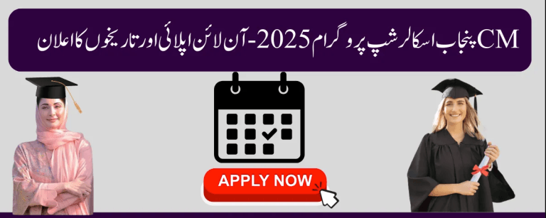 Punjab Scholarships 2025 for Top Students Announced