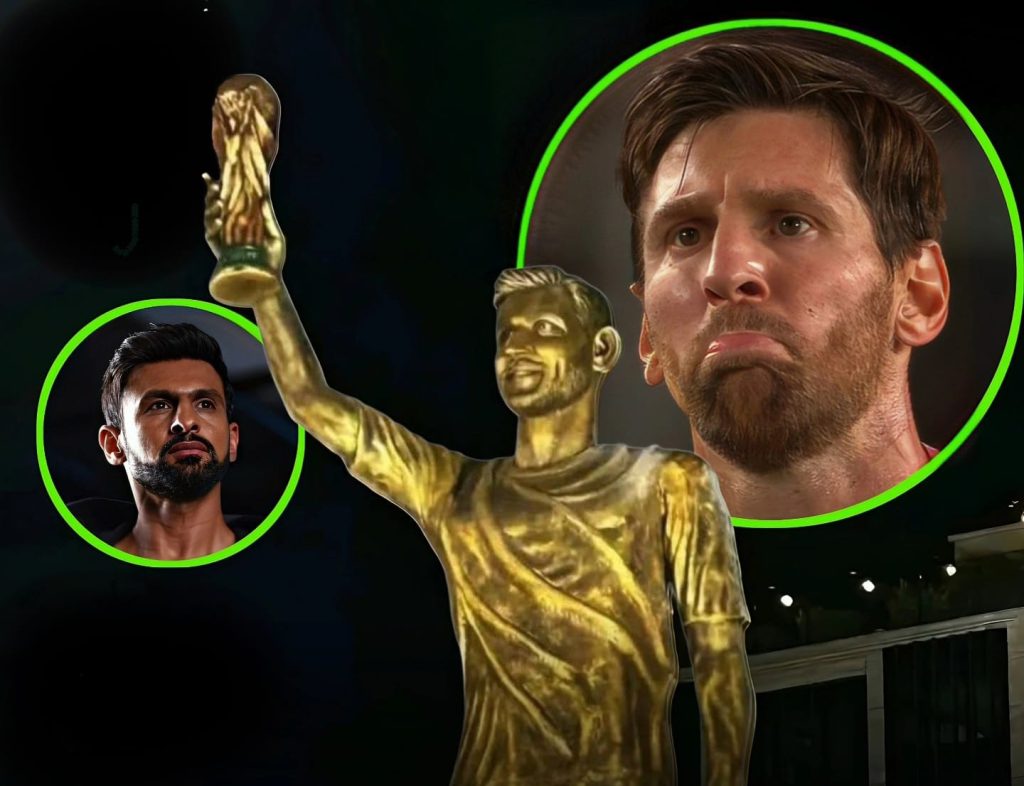 India Unveiled Messi's Statue But It Looks More Like Shoiab Malik Than Lionel Messi