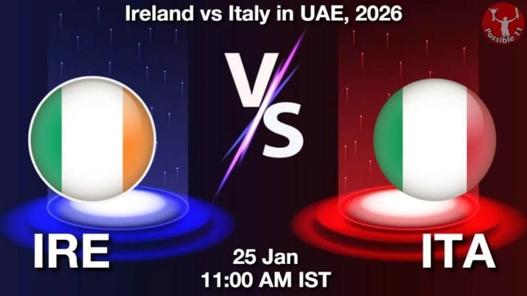 Ireland vs Italy Match Prediction 2nd T20I UAE 2026