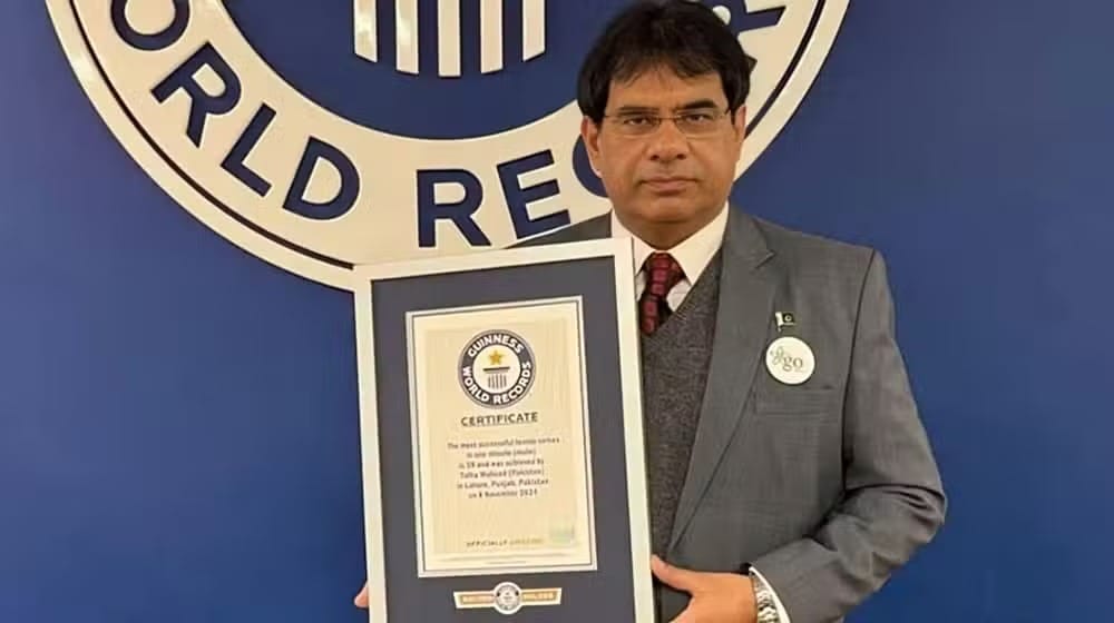 Pakistan Tennis Player Sets Guinness World Record