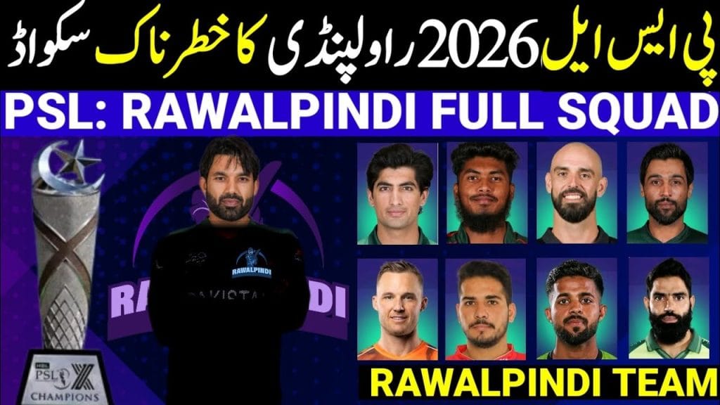 Rawalpindi PSL 11 Squad Final List and Captain